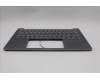 Lenovo 5CB1R71055 C-Cover with keyboard, English, Luna Grey, US