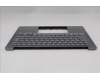 Lenovo 5CB1R71073 C-Cover with keyboard, German, Luna Grey, UK