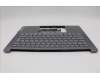 Lenovo 5CB1R71133 C-Cover with keyboard, French, Luna Grey, US