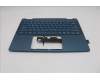 Lenovo 5CB1R71271 C-Cover with keyboard, Greek, Tidal Teal, Non-FingerPrint, Puresight Logo, US
