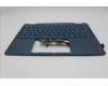 Lenovo 5CB1R71279 C-Cover with keyboard, Switzerland, Tidal Teal, Non-FingerPrint, Puresight Logo, UK