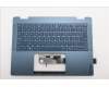 Lenovo 5CB1R71284 C-Cover with keyboard, US English Euro, Tidal Teal, Non-FingerPrint, Puresight Logo, US