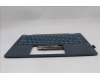 Lenovo 5CB1R71395 C-Cover with keyboard, US English Euro, Tidal Teal, Non-FingerPrint, Non-Puresight Logo, US