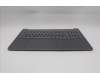 Lenovo 5CB1R91614 C-Cover with keyboard, English, Luna Grey, UMA