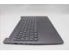 Lenovo 5CB1R91619 C-Cover with keyboard, German, Luna Grey, UMA, UK
