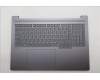 Lenovo 5CB1R97098 C-Cover with keyboard, UK English, Luna Grey, UMA, UK