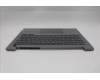 Lenovo 5CB1R99878 C-Cover with keyboard, German, Arctic Grey, Backlight, H-series, UK