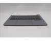 Lenovo 5CB1S00143 C-Cover with keyboard, Arabic, Arctic Grey, Non-Backlight, U-series, US