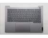 Lenovo 5CB1S00177 C-Cover with keyboard, Bulgarian, Arctic Grey, Backlight, U-series, UK