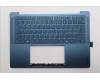 Lenovo 5CB1S00249 C-Cover with keyboard, Italian, Tidal Teal, Non-Puresight Logo, UK