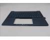 Lenovo 5CB1S00257 C-Cover with keyboard, German, Tidal Teal, Non-Puresight Logo, UK