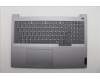 Lenovo 5CB1S00375 C-Cover with keyboard, US English Euro, Arctic Grey, Backlight, U-series, US