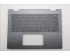 Lenovo 5CB1S01176 C-Cover with keyboard, Portuguese, Luna Grey, Backlight, Non_FingerPrint