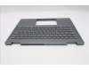 Lenovo 5CB1S01176 C-Cover with keyboard, Portuguese, Luna Grey, Backlight, Non_FingerPrint