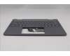 Lenovo 5CB1S01182 C-Cover with keyboard, French, Luna Grey, Backlight, Non_FingerPrint