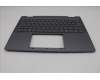 Lenovo 5CB1S01189 C-Cover with keyboard, Hungarian, Luna Grey, Backlight, Non-FingerPrint, UK
