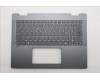 Lenovo 5CB1S02819 C-Cover with keyboard, Belgian, Luna Grey, Non-FingerPrint, UK