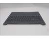 Lenovo 5CB1S05161 C-Cover with keyboard, Portuguese, Luna Grey, Non-Backlight, FingerPrint, UK