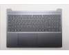 Lenovo 5CB1S05181 C-Cover with keyboard, German, Luna Grey, Backlight, FingerPrint, UK