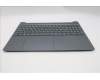 Lenovo 5CB1S05782 C-Cover with keyboard, Slovenian, Luna Grey, Backlight, FingerPrint