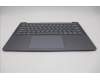 Lenovo 5CB1S11858 C-Cover with keyboard, English, Luna Grey, Backlight, US