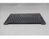 Lenovo 5CB1S11859 C-Cover with keyboard, US English Euro, Luna Grey, Backlight, US
