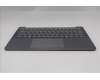 Lenovo 5CB1S11860 C-Cover with keyboard, French, Luna Grey, Backlight, US