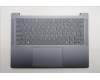 Lenovo 5CB1S11866 C-Cover with keyboard, Hungarian, Luna Grey, Backlight, UK