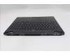 Lenovo 5CB1S24063 C-Cover with keyboard, Hebrew, Eclipse Black, RGB Backlight, Anodizing Sandblasting, US