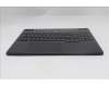 Lenovo 5CB1S24066 C-Cover with keyboard, Italian, Eclipse Black, RGB Backlight, Anodizing Sandblasting, UK
