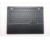 Lenovo 5CB1S24085 C-Cover with keyboard, Czech Slovakian, Eclipse Black, White Backlight, Anodizing Sandblasting, UK