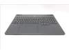 Lenovo 5CB1S24085 C-Cover with keyboard, Czech Slovakian, Eclipse Black, White Backlight, Anodizing Sandblasting, UK