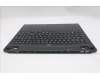 Lenovo 5CB1S24091 C-Cover with keyboard, German, Eclipse Black, White Backlight, Anodizing Sandblasting, UK