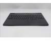 Lenovo 5CB1S31064 C-Cover with keyboard, English, Eclipse Black, White Backlight, Painting, US