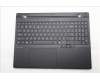 Lenovo 5CB1S31065 C-Cover with keyboard, US English Euro, Eclipse Black, White Backlight, Painting, US