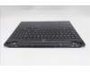 Lenovo 5CB1S31082 C-Cover with keyboard, Spanish, Eclipse Black, White Backlight, Painting, UK