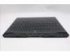 Lenovo 5CB1S31127 C-Cover with keyboard, Spanish, Eclipse Black, White Backlight, UK