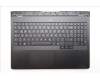 Lenovo 5CB1S31144 C-Cover with keyboard, German, Eclipse Black, RGB Backlight, UK