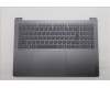 Lenovo 5CB1S50834 C-Cover with keyboard, Belgian, Luna Grey, UK