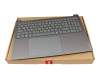 5CB1S50843 original Lenovo keyboard incl. topcase DE (german) grey/grey with backlight