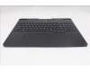 Lenovo 5CB1S57443 C-Cover with keyboard, US English Euro, Eclipse Black, White Backlight, US