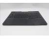 Lenovo 5CB1S57462 C-Cover with keyboard, Switzerland, Eclipse Black, White Backlight, UK