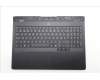 Lenovo 5CB1S57468 C-Cover with keyboard, Belgian, Eclipse Black, RGB Backlight, UK