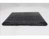Lenovo 5CB1S57468 C-Cover with keyboard, Belgian, Eclipse Black, RGB Backlight, UK