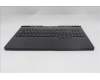 Lenovo 5CB1S57478 C-Cover with keyboard, German, Eclipse Black, RGB Backlight, UK