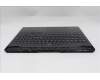 Lenovo 5CB1S57487 C-Cover with keyboard, Nordic, Eclipse Black, RGB Backlight, UK