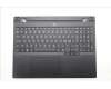Lenovo 5CB1S75723 C-Cover with keyboard, Nordic, Eclipse Black, RGB Backlight, Anodizing Sandblasting, UK