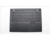 Lenovo 5CB1S75724 C-Cover with keyboard, Portuguese, Eclipse Black, RGB Backlight, Anodizing Sandblasting, UK