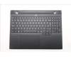 Lenovo 5CB1S75727 C-Cover with keyboard, Spanish, Eclipse Black, RGB Backlight, Anodizing Sandblasting, UK