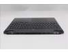 Lenovo 5CB1S75732 C-Cover with keyboard, UK English, Eclipse Black, RGB Backlight, Anodizing Sandblasting, UK